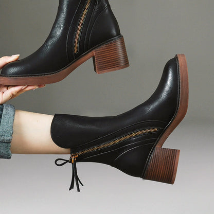 Velouré Ankle Boots