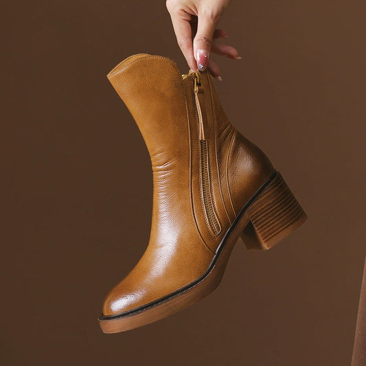 Velouré Ankle Boots